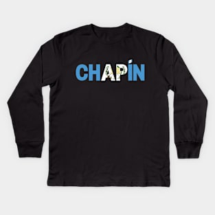 Chapin - Guatemala Kids Long Sleeve T-Shirt